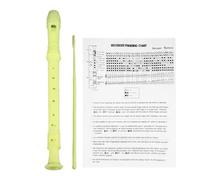 Clarinetto a 8 Fori, Registratore Multifunzionale in ABS a 8 Fori, Suono Piacevole e Robusto per Lezioni di Musica per Bambini (YELLOW)