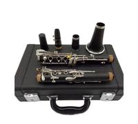 clarinetto A Clarinetti Clarinetto professionale Chiavi placcate argento 17 chiavi con custodia Boccaglio Tubo corpo per BAKELITE lunga durata