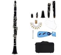 Clarinetto ABS 17. Clarinetto Binoculare Piatto BB BB (Color : Black)