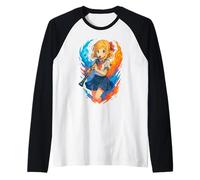 Clarinetto Anime Strumento Musicale Maglia con Maniche Raglan
