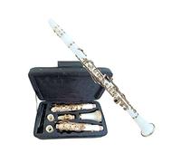 Clarinetto B Strumento A Fiato A Vento In Oro 20-Key Bianco Bianco Piatto Clarinetti