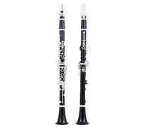 Clarinetto BB Grenadilla Clarinetto in legno di ebano Tubo 17 tasti Tune cadente Clarinetto B Clarinetto in legno massello