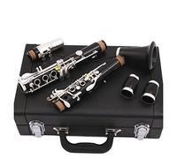 Clarinetto C Tone 17 Keys Ebano In Legno In Legno Placcato Con Custodia (Color : Light Yellow)