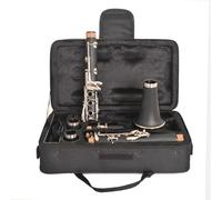 Clarinetto Clarinetto A 17 Chiavi BB Clarinetto Binoculare Treble Piatto Con Guanti In Tessuto Custodia Per Ance Strumento A Fiato