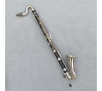 Clarinetto Clarinetto Basso Con Chiave Placcato Argento Clarinetto In Sib Strumento In Bachelite Con Scatola Bellissimo Tono