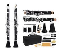 Clarinetto Clarinetto Basso Continuo A 17 Tasti Ance Nere In Bachelite Con Custodia Strumento Zero(Bb tone)