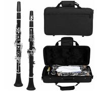 Clarinetto Clarinetto Basso Continuo A 17 Tasti Ance Nere In Bachelite Con Custodia Strumento Zero(B)
