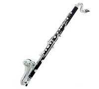 Clarinetto Clarinetto Basso Di Livello Professionale In Si Bemolle Chiavi In metallo Nichelato Corpo In Bachelite Con Asta Di Supporto