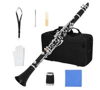 clarinetto Clarinetto BB 17 Tasti 6 Anelli Clarinetto Tubo Nero Clarinetto Portatile In Bachelite Strumento A Fiato Professionale