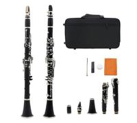 clarinetto Clarinetto In Legno A 17 Chiavi Con Custodia Per Il Trasporto Clarinetto Per Principianti In Stoffa Nero Per Principianti Adulti