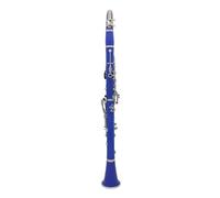 Clarinetto Clarinetto In Sib A 17 Tasti Tonalità Discendente Placcato Argento Colore Blu Cielo(3/4)