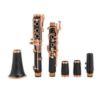 clarinetto Clarinetto In Sib Clarinetto A 17 Tasti Laccato In Oro Rosa Clarinetto Nero