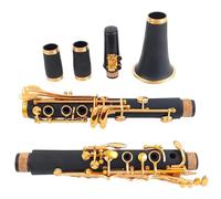 clarinetto Clarinetto In Sib Clarinetto Laccato Oro Clarinetto Nero A 17 Chiavi