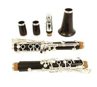 Clarinetto Clarinetto Professionale In Sib In Ebano/grenadilla Placcato Argento 19 Tasti