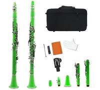 clarinetto Clarinetto Sib Clarinetto Professionale Bb Studente Di Strumenti Musicali Clarinetto Strumento Clarinetto 17 Tasti (Color : Green)