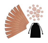 Clarinetto collo Joint Cork e Pad Set 10 pezzi 17 pastiglie per Sib rumore abrasione alta leggero con sacchetto di velluto