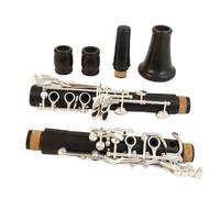 Clarinetto Con Chiavi C Corpo In Ebano Tasti Placcati In Argento Strumento Per Clarinetto Con Accessori