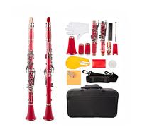 Clarinetto Crimson BB. Addominali Clarinetto Kit Nickel Placcato CUPRonickel Con Clarinetto Con Clarinetto + Canne + Cinghia + Custodia + Custodia Clarinetti