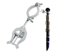 Clarinetto detentore della lira, titolare della musica di lire per clarinetto, Clip da spartito per la banda musicale, Strumento musicale per matrimoni cerimonie che suonano attrezzatura per praticare