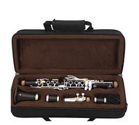 Clarinetto EB 17 Clarinetto Ebano Clarinetto In Legno Placcato Argento Placcato Tono Dolce Clarinetti (Color : Light Yellow)