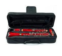 Clarinetto G Tune 20-Key Plastic Material Clarinet Playing Wind Strumento (Color : White)