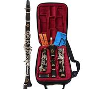 Clarinet Herche Superior Bb Clarinet X3 - Professional Grade Musical Instruments for All Levels - Service Plan - Educator Approved and Recommended