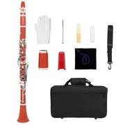 Clarinetto in ABS bemolle con pad italiani e chiavi precisione, perfetto per le esercitazioni in musicale e le esibizioni sul palco Clarinetto per studenti con doppia regolazione
