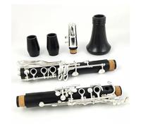 Clarinetto In Legno Tono Bb A 18 Tasti Corpo In Ebano Chiavi Placcate Argento Clarinetto Con Accessori Clarinetto Set