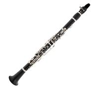 Lechgold BKS-20/16 Clarinetto Sib per Bambini Tedesco - Digitazione Tedesca, 16 Chiavi, 6 Anelli, Corpo in Composito Legno, Meccanica per Bambini, 2 Cuscinetti, Bocchino e Custodia Morbida.