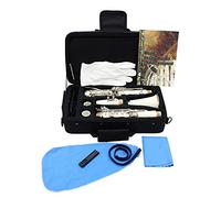 Clarinetto In Sib Con 17 Chiavi Nichelate, Clarinetto For Principiante For Studenti B-flat, Include Custodia, Kit For La Pulizia Delle Ance E Del Clarinetto, Materiale ABS