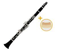 Classic Cantabile CLK-10 Clarinetto in Sib Set 2,5 Ance - Accordatura Sib - Sistema Boehm - Set Risparmio con 10 Ance per Clarinetto, Durezza 2,5