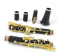 Clarinetto In Sib Laccato Oro Nichelato 17 Tasti Clarinetto Nero clarinetto professionale
