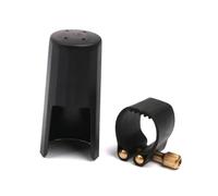 Clarinetto Kit Accessori Ricambio Tappo Per Ugello Per Clarinetti In Plastica 2X Con Legatura In PU Accessori Neri Clarinetto