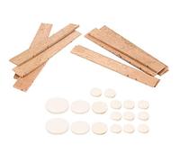 Clarinetto Musicale 24×10×3 Kit di Accessori per Clarinetto Chiave in Sib 17 Pezzi Cuscinetti per Fori Armonici 10 Pezzi Fogli di Sughero Clarinetto Musicale Grasso di Sughero