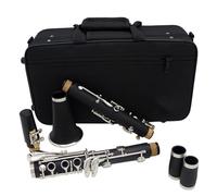 Clarinetto Nero 17 Tasti Bb B Tono Piatto Strumento A Fiato Professionale Clarinetto In Bachelite Con Scatola Clarinetto per Principianti