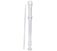 Clarinetto Nero ABS 8 Fori Tasto Sol per Bambini Educazione Infantile Strumento Musicale Facilmente Lucido con Lunga Vita di Servizio e 2 Ottave Complete Ideali Trasparente