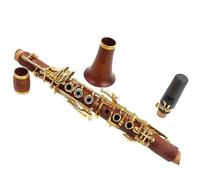 Clarinetto per principianti Clarinetto Mib Tono Sequoia Chiavi placcate oro Chiavi placcate argento (Color : Gold plated keys)