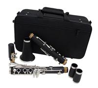 Clarinetto per principianti Clarinetto Nero 17 Tasti Bb B Tono Piatto Strumento A Fiato Professionale Clarinetto In Bachelite Con Parti Di Scatola
