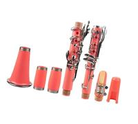Clarinetto per principianti Clarinetto Professionale In Sib Kit Clarinetto In Nichel Placcato Cupronichel A 17 Tasti Con Componenti Per Custodia Per Cinturino Per Ance Clarinetto Rosa