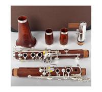 Clarinetto Per Principianti Clarinetto Professionale Red Wood Palissandro BB/Chiavi Placcate Oro Rosa/Redwood(A)