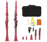 Clarinetto per principianti Clarinetto Sib Professionale A 17 Tasti Per Esibizioni Da Concerto Con Kit Ance Accessori(4)