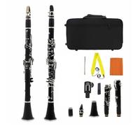 Clarinetto per principianti Clarinetto Sib Professionale A 17 Tasti Per Esibizioni Da Concerto Con Kit Ance Accessori(3/4)