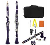 Clarinetto per principianti Clarinetto Sib Professionale A 17 Tasti Per Esibizioni Da Concerto Con Kit Ance Accessori(5)
