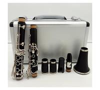 Clarinetto professionale BB Clarinetto Bakelite Clarinetti Nichel Silver Silver Key Strumenti Musicali Caso Bocchino Reeds clarinetto