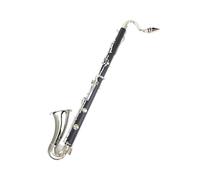 Clarinetto Professionale Clarinetto Basso In Sib Con Chiavi Placcate In Argento Strumento In Bachelite Con Custodia