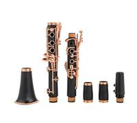 clarinetto professionale Clarinetto in Sib laccato in oro rosa 17 tasti Clarinetto nero in clarino