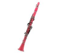 Clarinetto Professionale Clarinetto Rosa In Si Bemolle Per Principianti Clarinetto Per Orchestre Scolastiche Adulti Con Supporto In Conchiglia Rigida Guanti Parte(Clarinet)