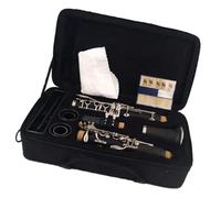 Clarinetto Professionale In Bachelite Con Chiave C A 17 Tasti, Clarinetto In Nichel Argento Con Custodia Clarinetto per Principianti