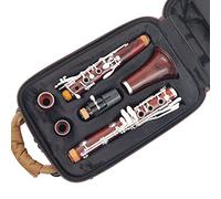 Clarinetto Professionale In Legno Cocobolo Tasti Placcati In Argento BB SIB KLARNET Clarinetti (Color : Cocobolo wood)