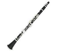 Clarinetto Professionale Strumento Clarinetto 17 Tasti Doppio Due Sezioni Chiavi Argentate Per Principianti, Esame Professionale Ed Esibizione
